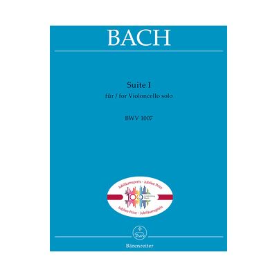 Bärenreiter Bach Cellosuite 1 BWV 1007 Bärenreiter Bach Cellosuite 1 BWV 1007