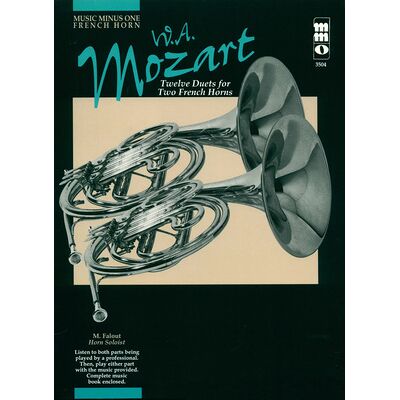 Music Minus One Mozart Twelve Duets Horn Music Minus One Mozart Twelve Duets Horn