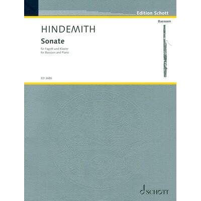 Schott Hindemith Sonate Fagott Schott Hindemith Sonate Fagott