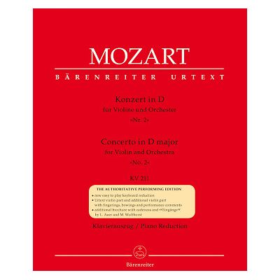 Bärenreiter Mozart Violinkonzert Nr. 2 Bärenreiter Mozart Violinkonzert Nr. 2