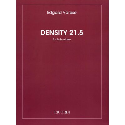 Ricordi Varèse Density 21.5 Ricordi Varèse Density 21.5