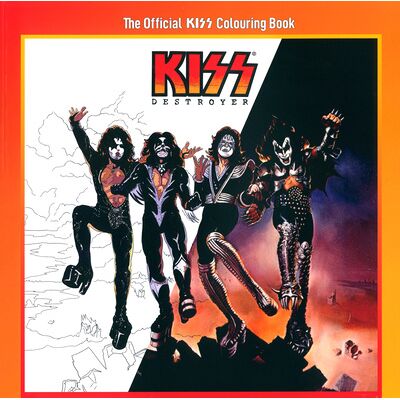 Rock n Roll Colouring Kiss Colouring Book Rock n Roll Colouring Kiss Colouring Book