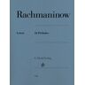 Henle Verlag Rachmaninow 24 Préludes
