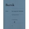 Henle Verlag Bartok Ungarische Volkslieder