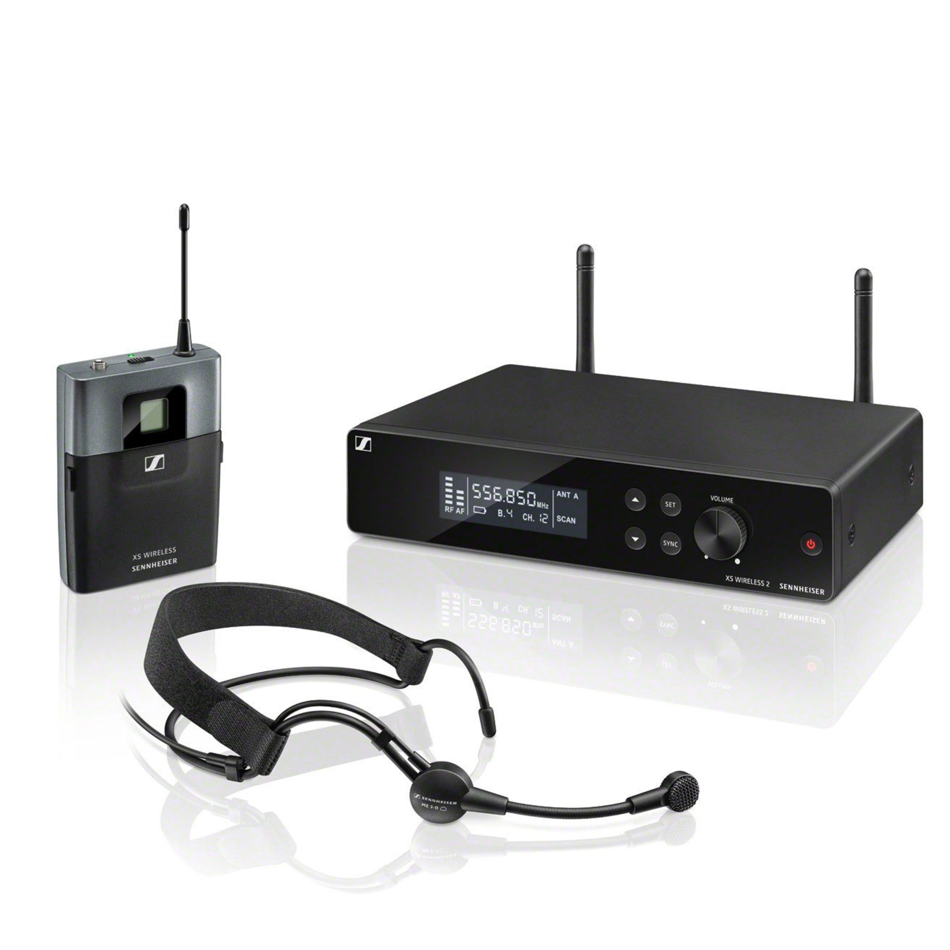 Sennheiser XSW 2-ME3-E Headset Set - Drahtlose Sendeanlage mit Headset