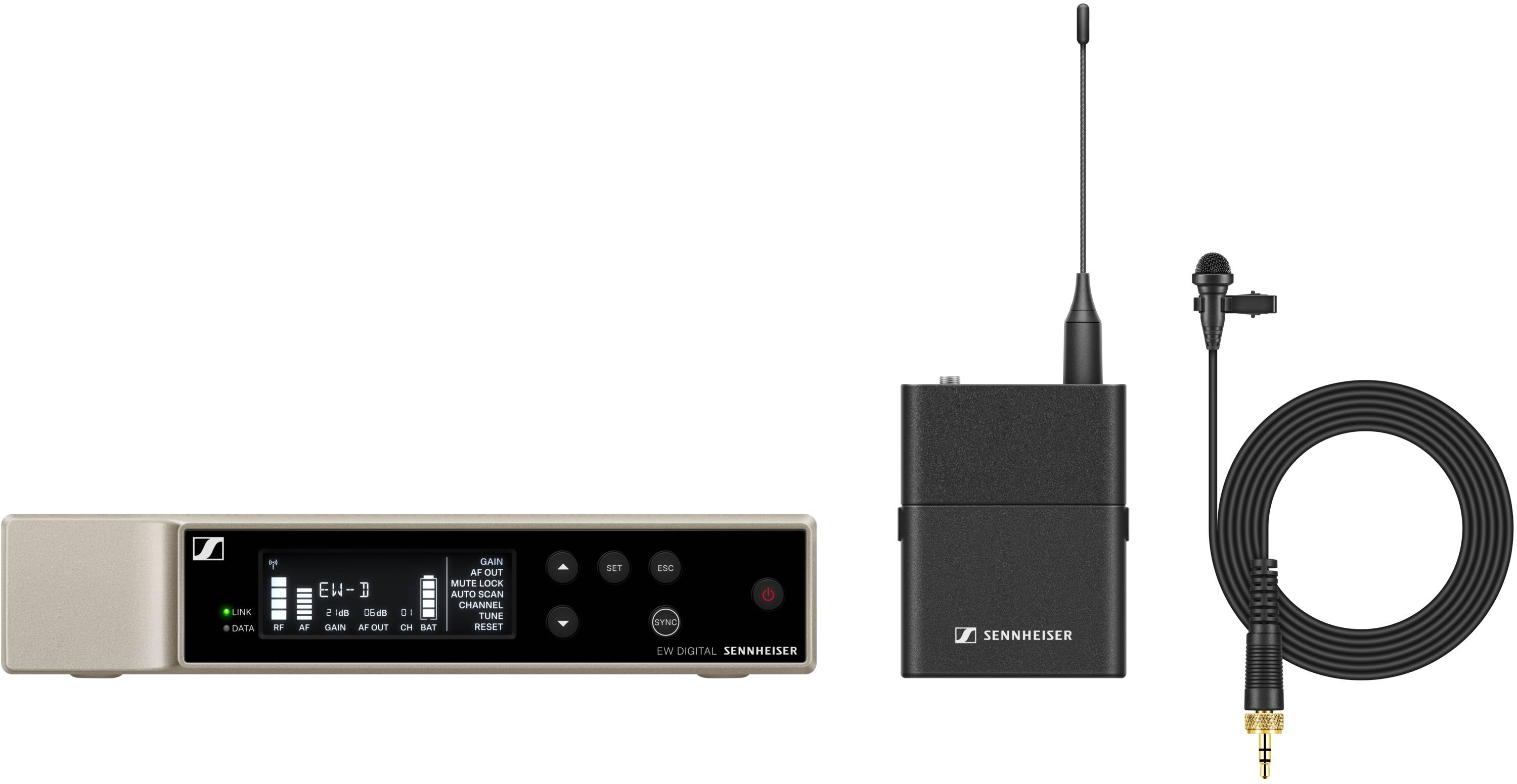 Sennheiser EW-D ME2 SET U1/5 823,2–831,8 / 863,2–864,8 MHz - Drahtlose Sendeanlage mit Lavalier