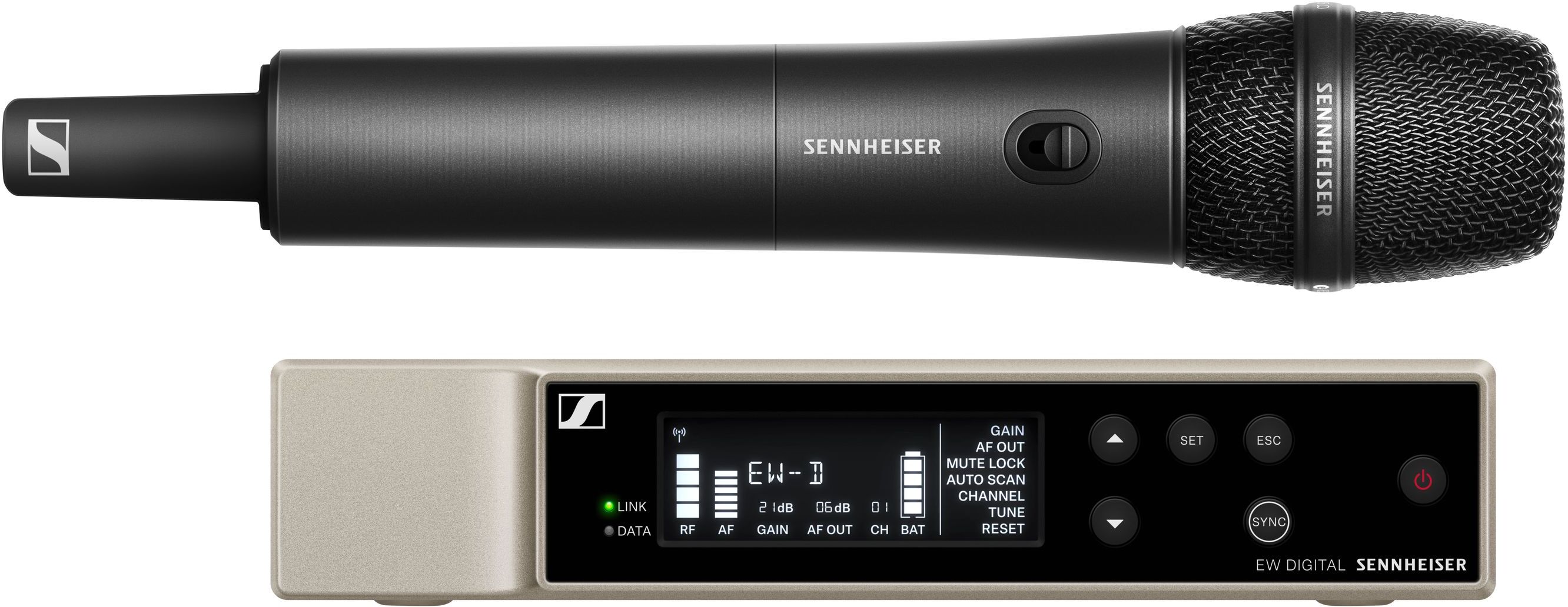 Sennheiser EW-D 835-S SET Q1-6 470,2–526 MHz - Drahtlose Sendeanlage mit Handsender