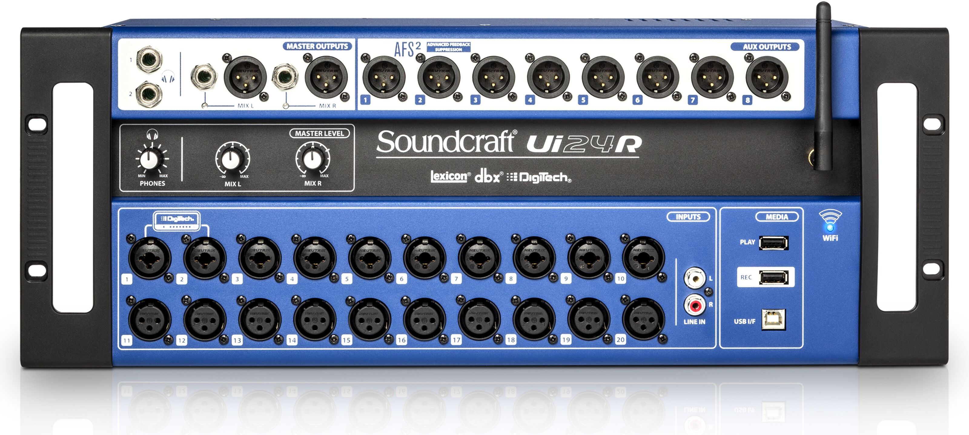 Soundcraft Ui24R Digital Mixer/Recording System - Tablet Mixer