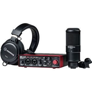 Steinberg UR22C Recording Pack Red Interface with Micro and Headphones - USB Audio Interface