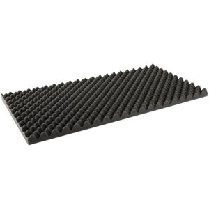 MUSIC STORE Noppenschaum anthrazit 40 mm 50 x 100 cm, 4 cm stark - Absorber