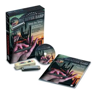 Hohner Mundharmonika Step by Step Blues Harp Starter Set, deutsch inkl. Lehrbuch & CD