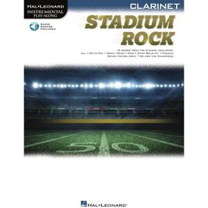 Hal Leonard Instrumental Play-Along: Stadium Rock for Clarinet - ﻿Noten für Querflöten