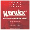 Warwick Bass Saiten,6er,25-135,Red Stainless Steel - Saitensatz für 5-Saiter E-Bass