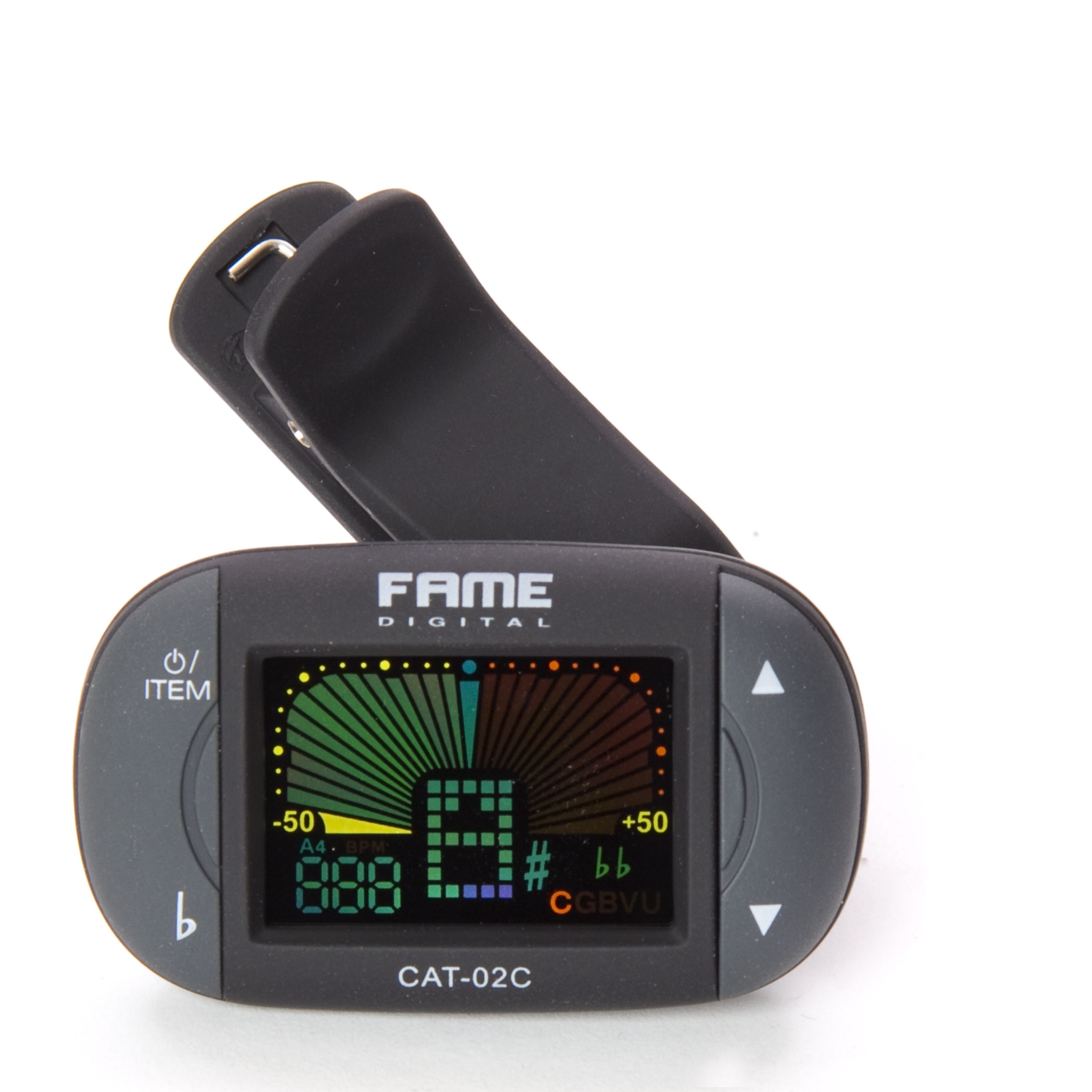 Fame CAT-02C Clip-on Tuner Chromatic - Chromatisches Stimmgerät