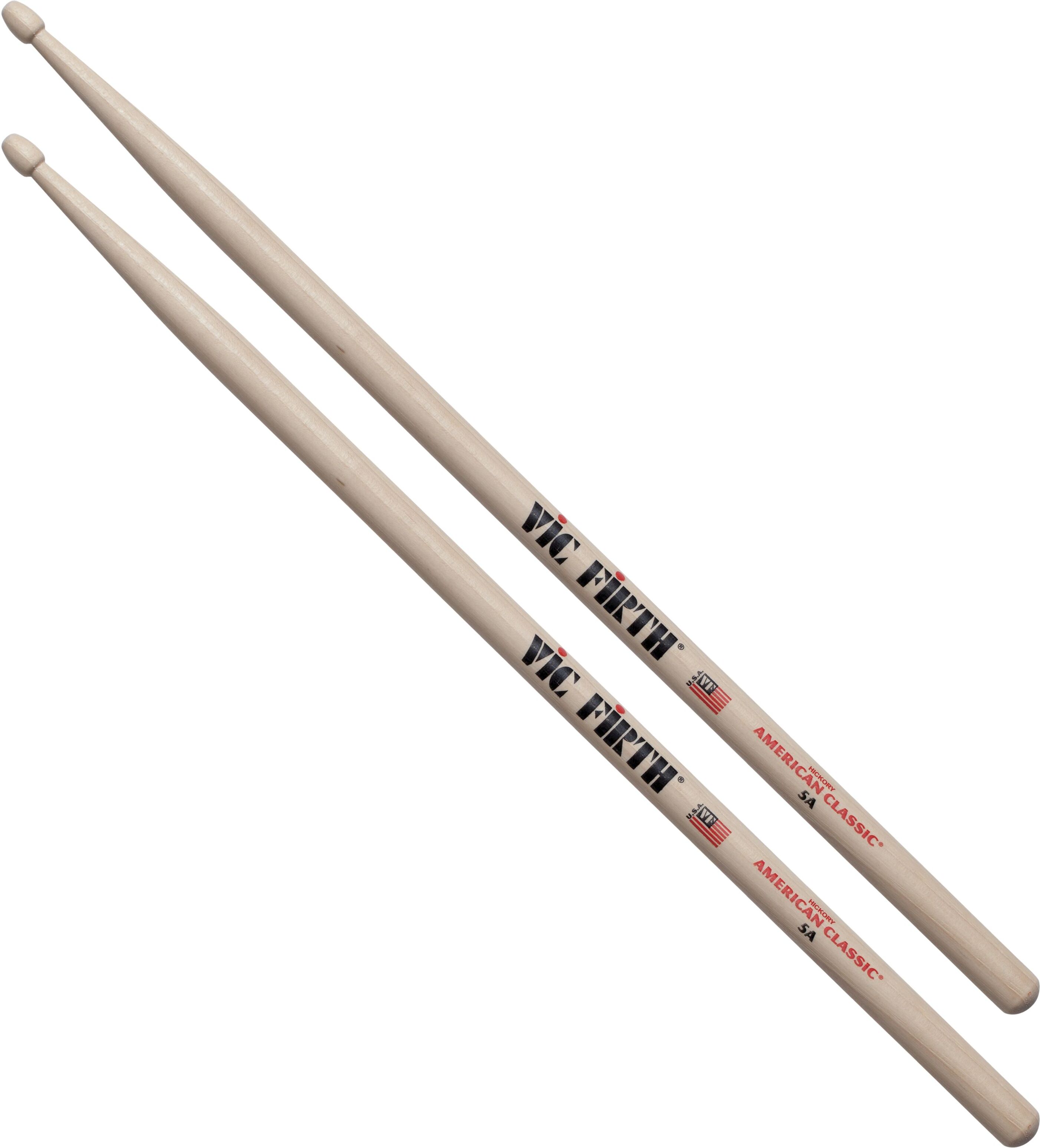 Vic-Firth 5A Sticks, American Classic, Wood Tip - Drumsticks