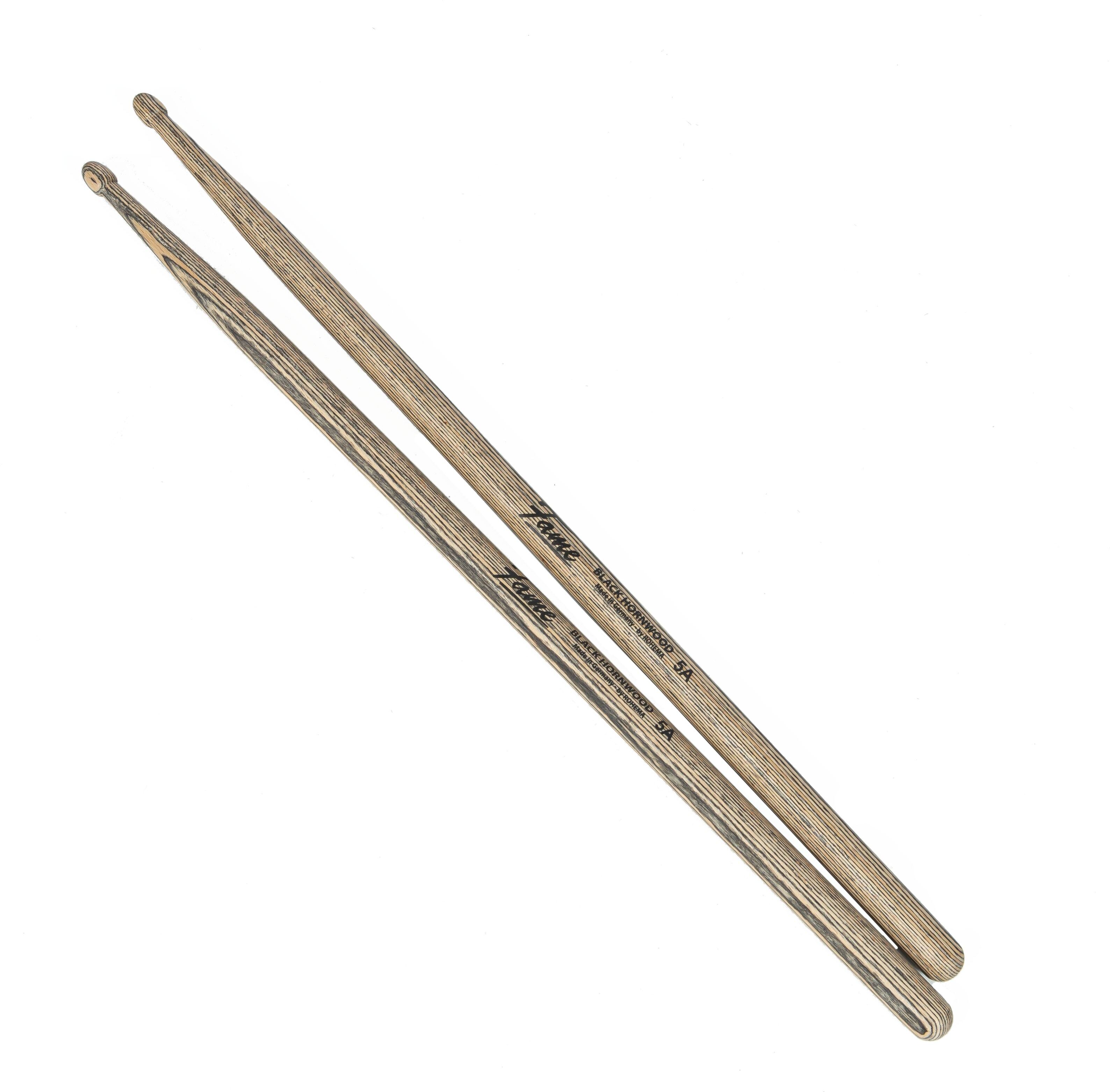 Fame Black Hornwood 5A Sticks - Drumsticks