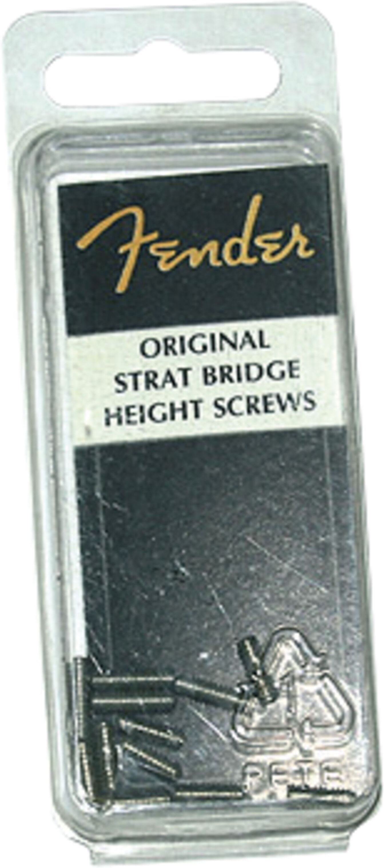 Fender Strat Bridge Height Screws Vintage,Zollgewinde,chrom - Gitarren Ersatzteil