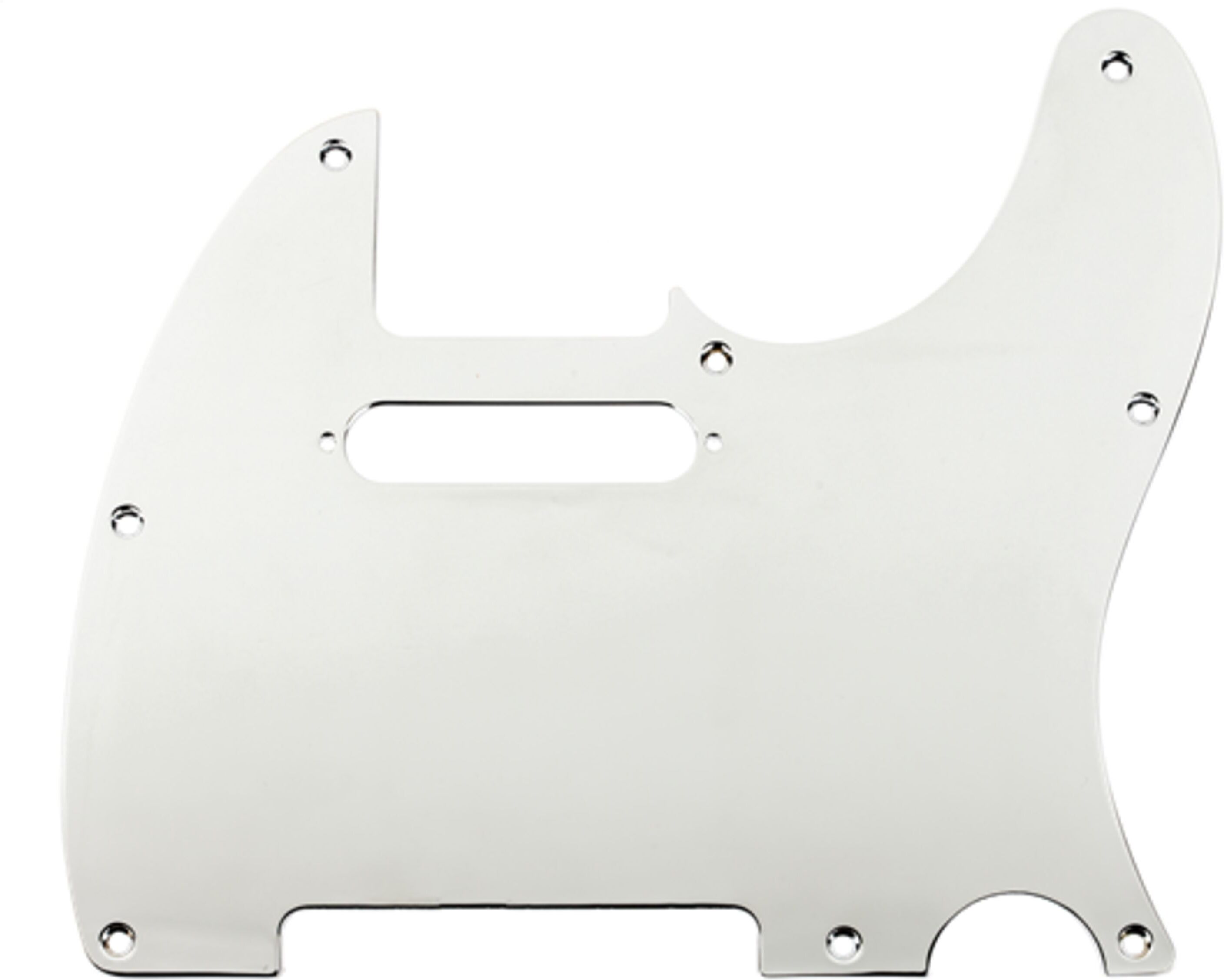 Fender Modern Style Pickguard Tele Chrome 1-Ply 8-Hole - Schlagbrett