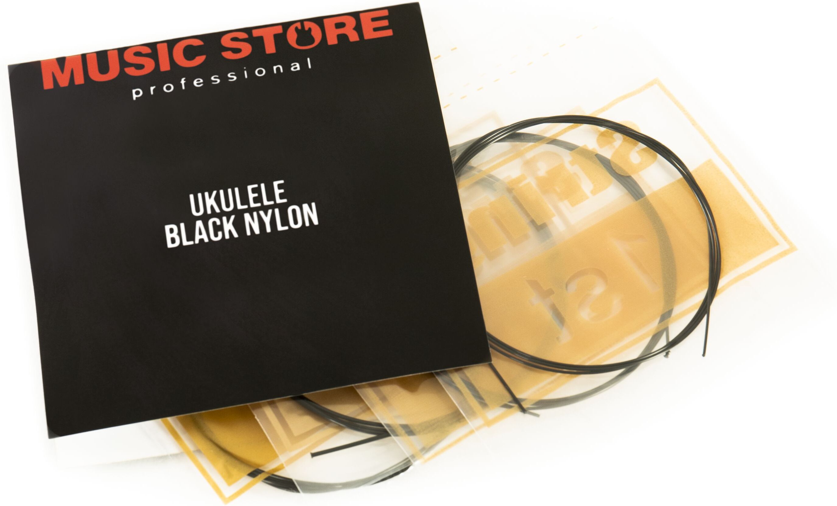 MUSIC STORE Ukulele Strings Black Nylon - Saiten