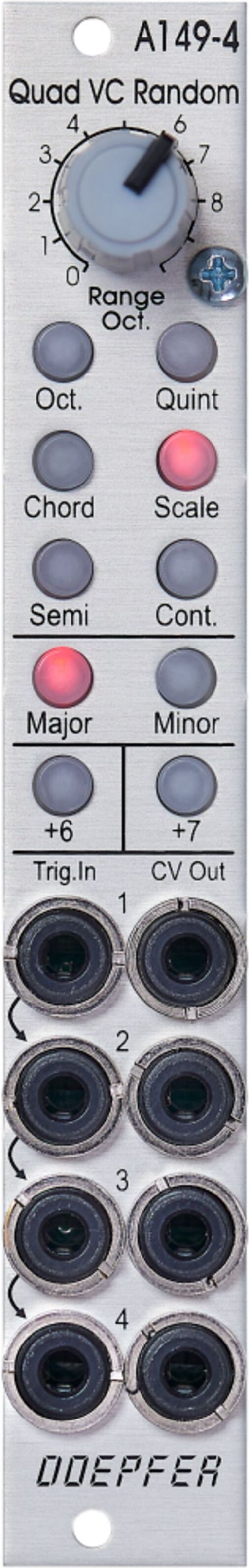 Doepfer A-149-4 Quad Digital Random Voltages - Random Modular Synthesizer