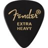 Fender Picks 351 Black extra heavy - Plektren Set