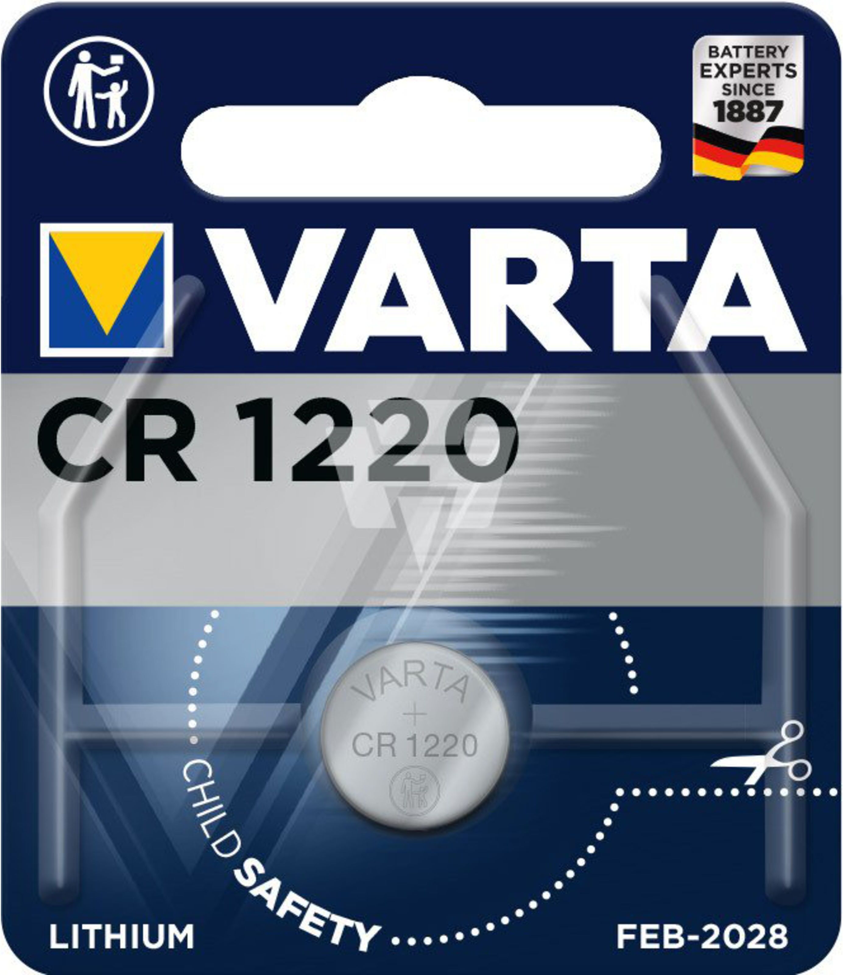 Varta Knopfzelle 3 V CR1220 - Batterie