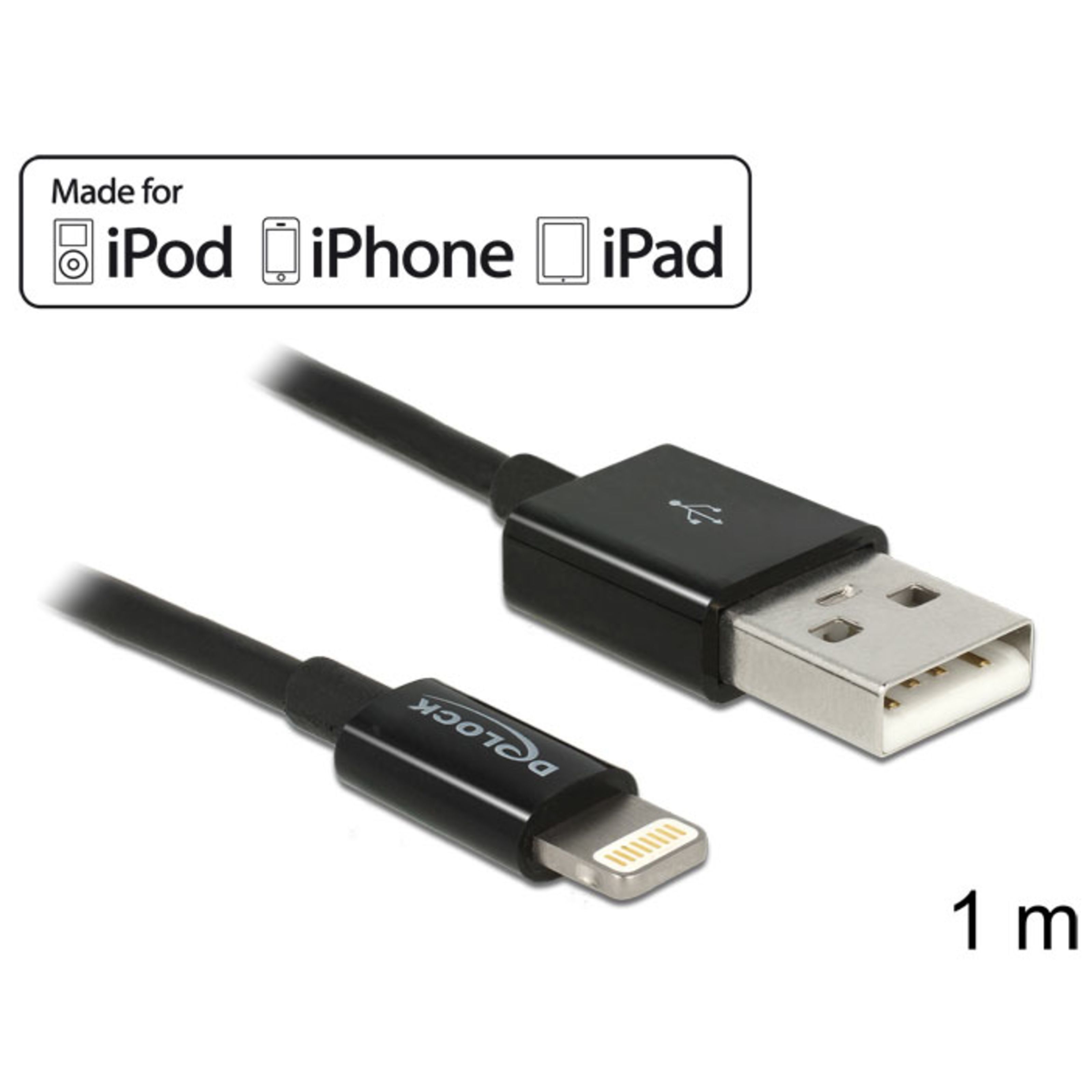 DeLock Lightning auf USB - Apple Kabel