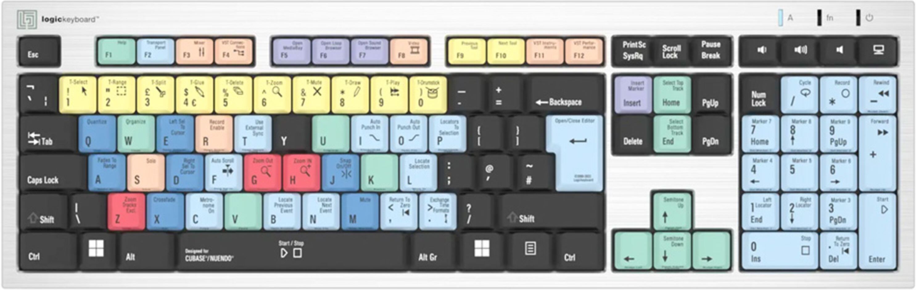 LogicKeyboard Cubase/Nuendo UK (PC/Slim) Cubase/Nuendo Tastatur english - Apple Zubehör