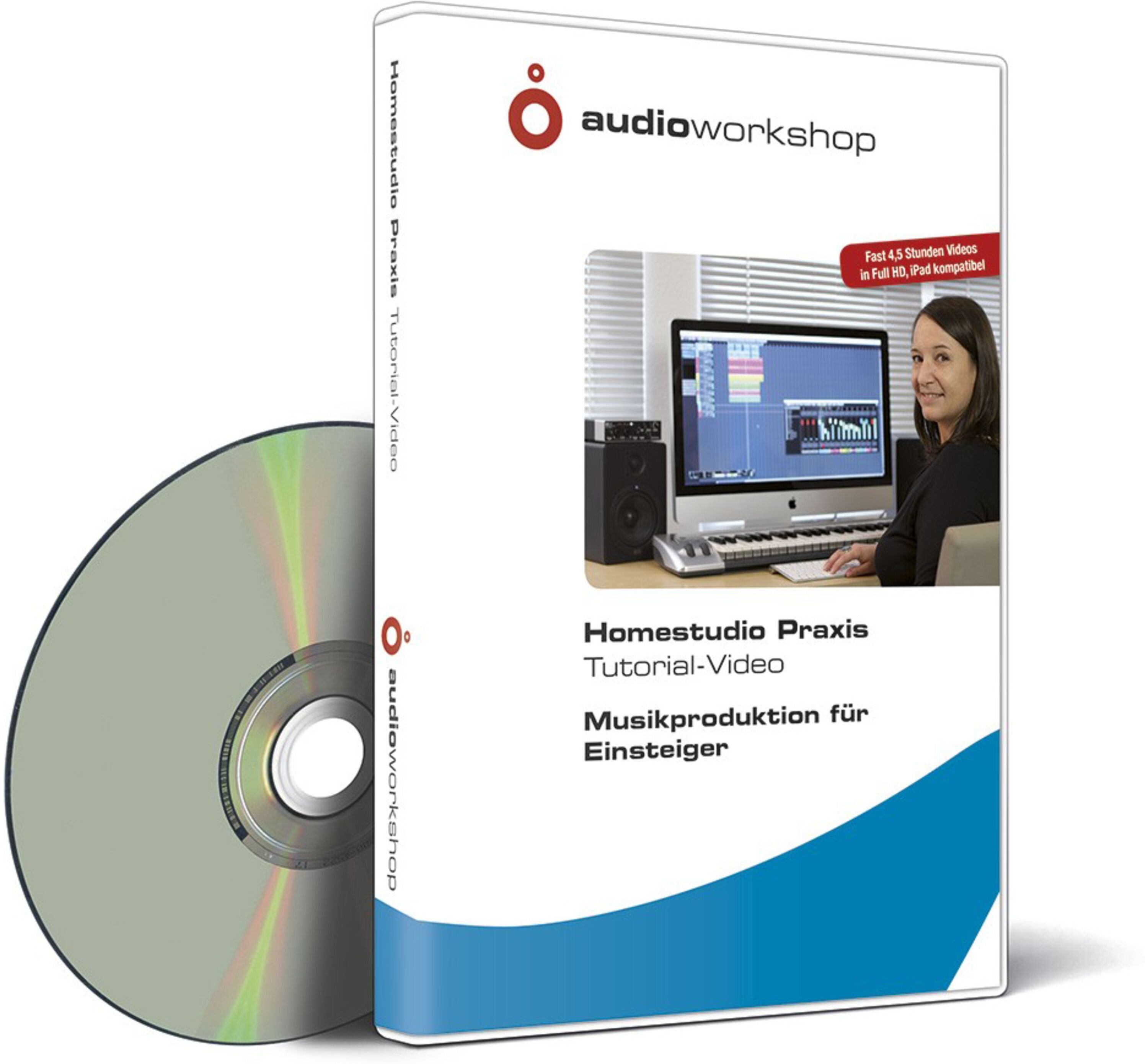 Audio Workshop Homestudio Praxis für Einsteiger, DVD f. Mac/PC - Lernsoftware