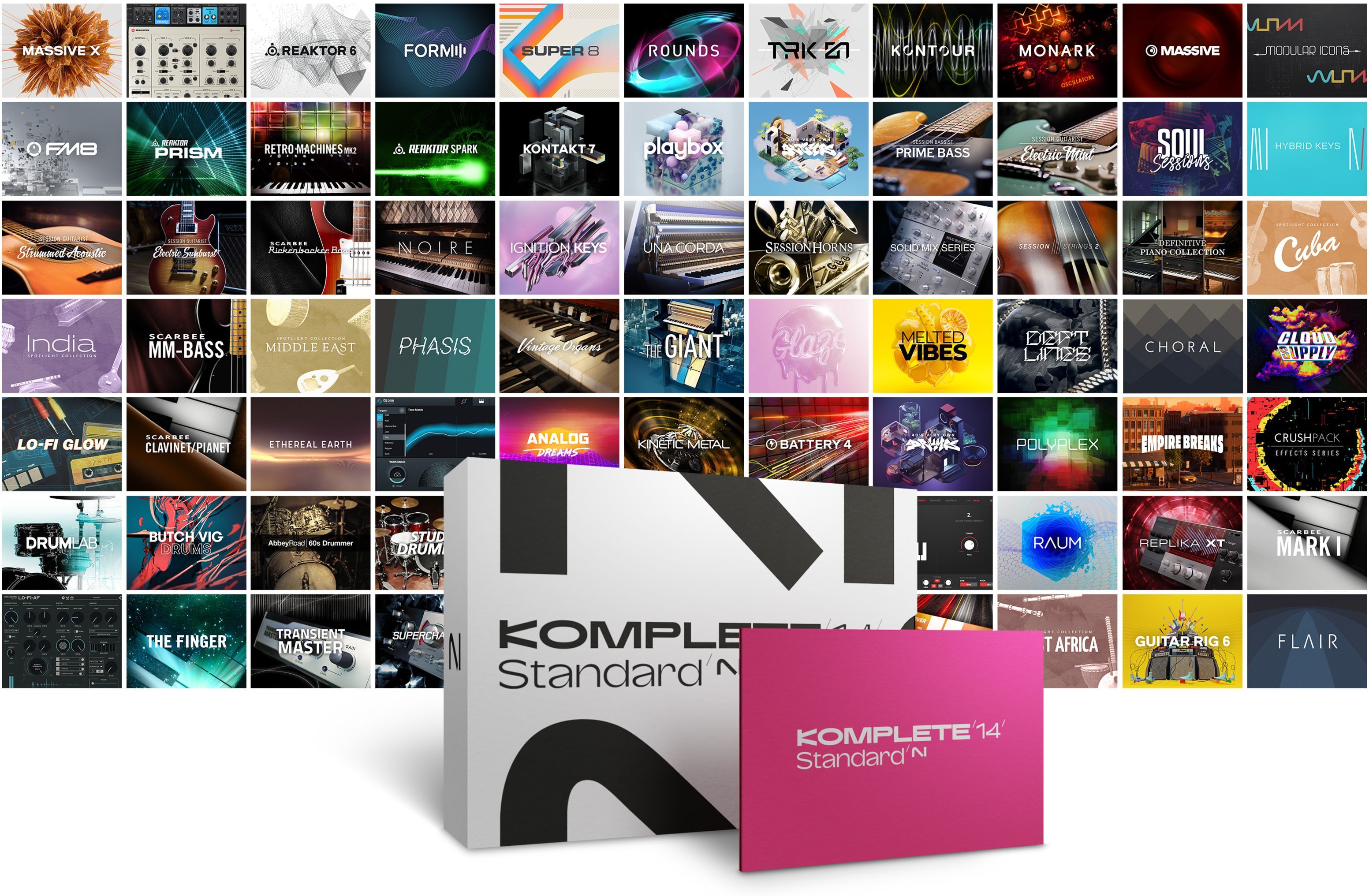 Native Instruments KOMPLETE 14 STANDARD Boxed - VST Software Instrument