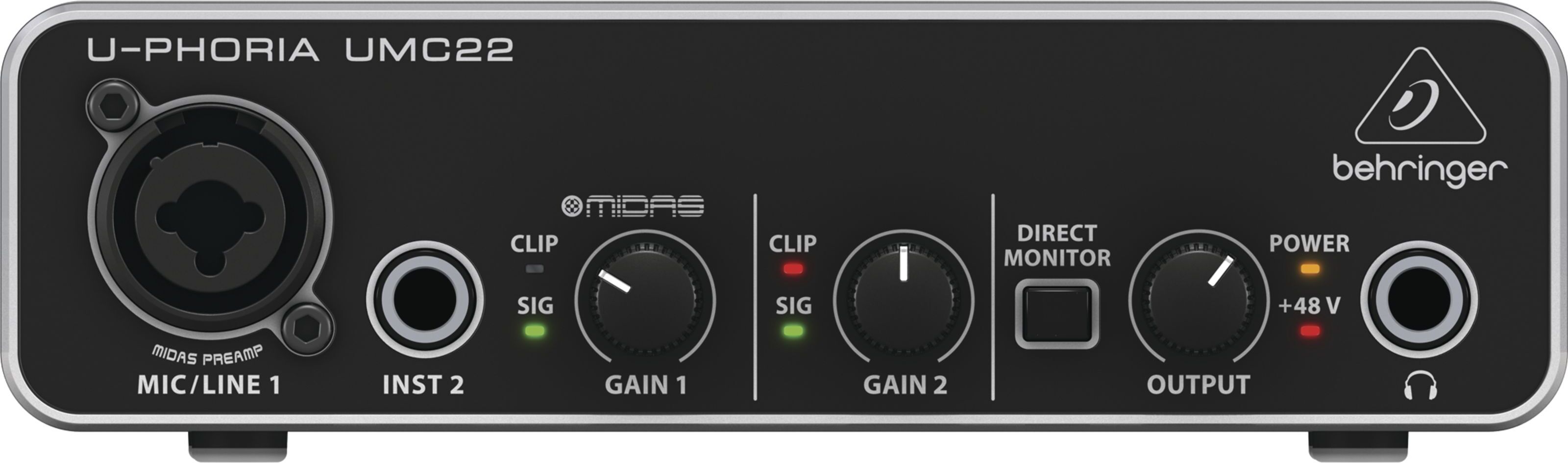 Behringer USB Audio Interface UMC22 U-Phoria