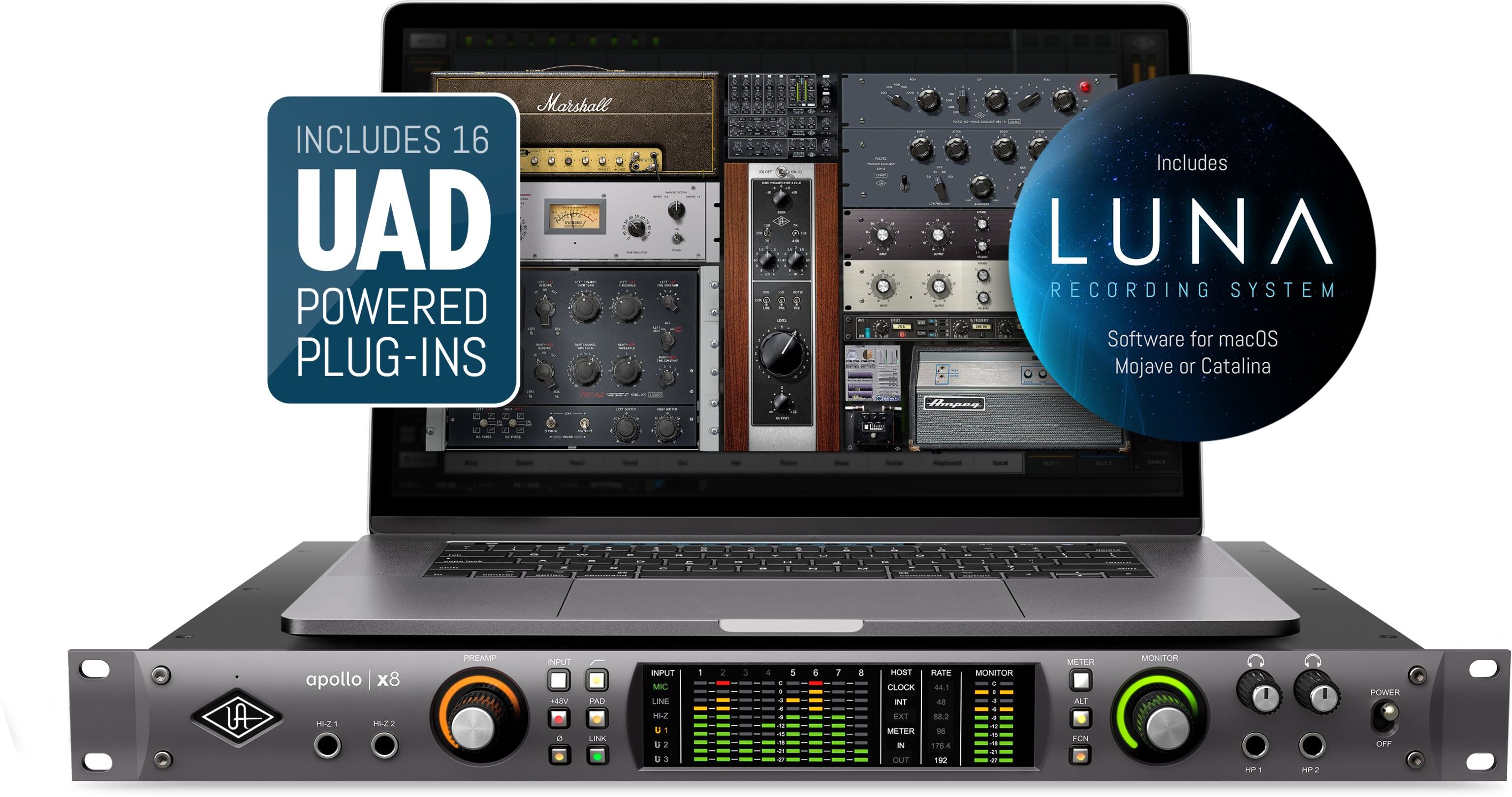 Universal Audio Apollo X8 - Thunderbolt Audio Interface