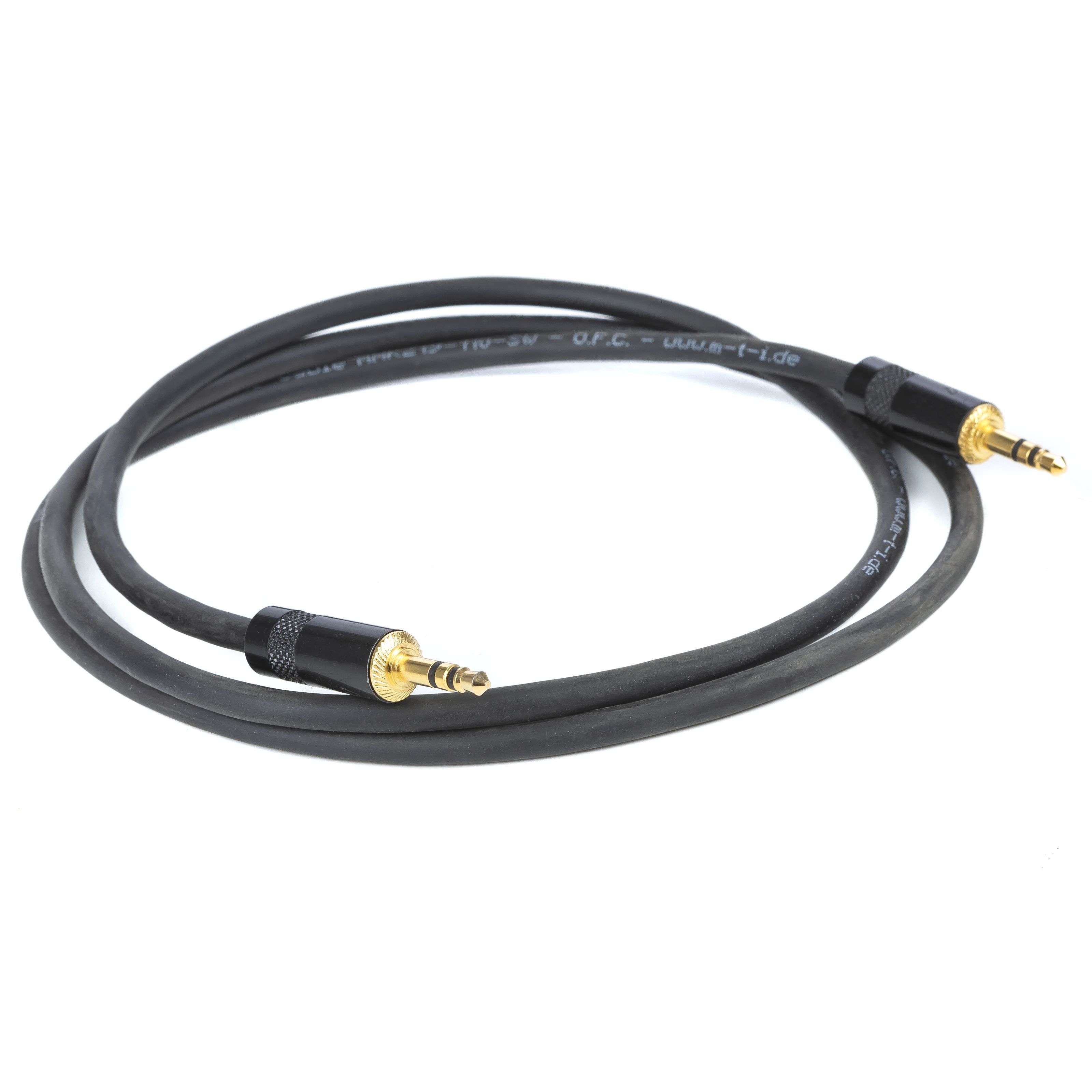 MUSIC STORE MTM1,0PPX3-3,5-SW Digital Micro-Cable - Mikrofonkabel
