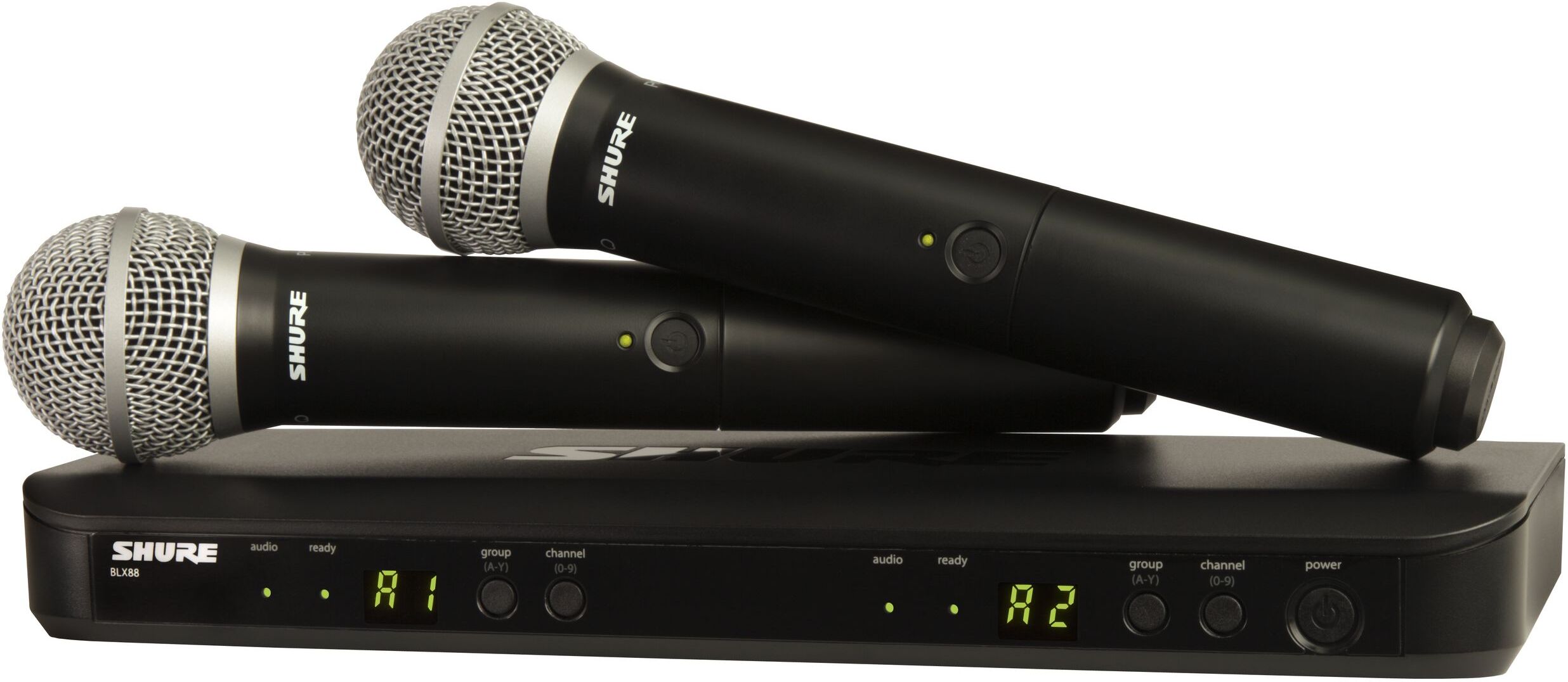 Shure BLX288E/PG58 T11, 863-865MHz Dual Handsenderfunkanlage - Drahtlose Sendeanlage mit Twin System