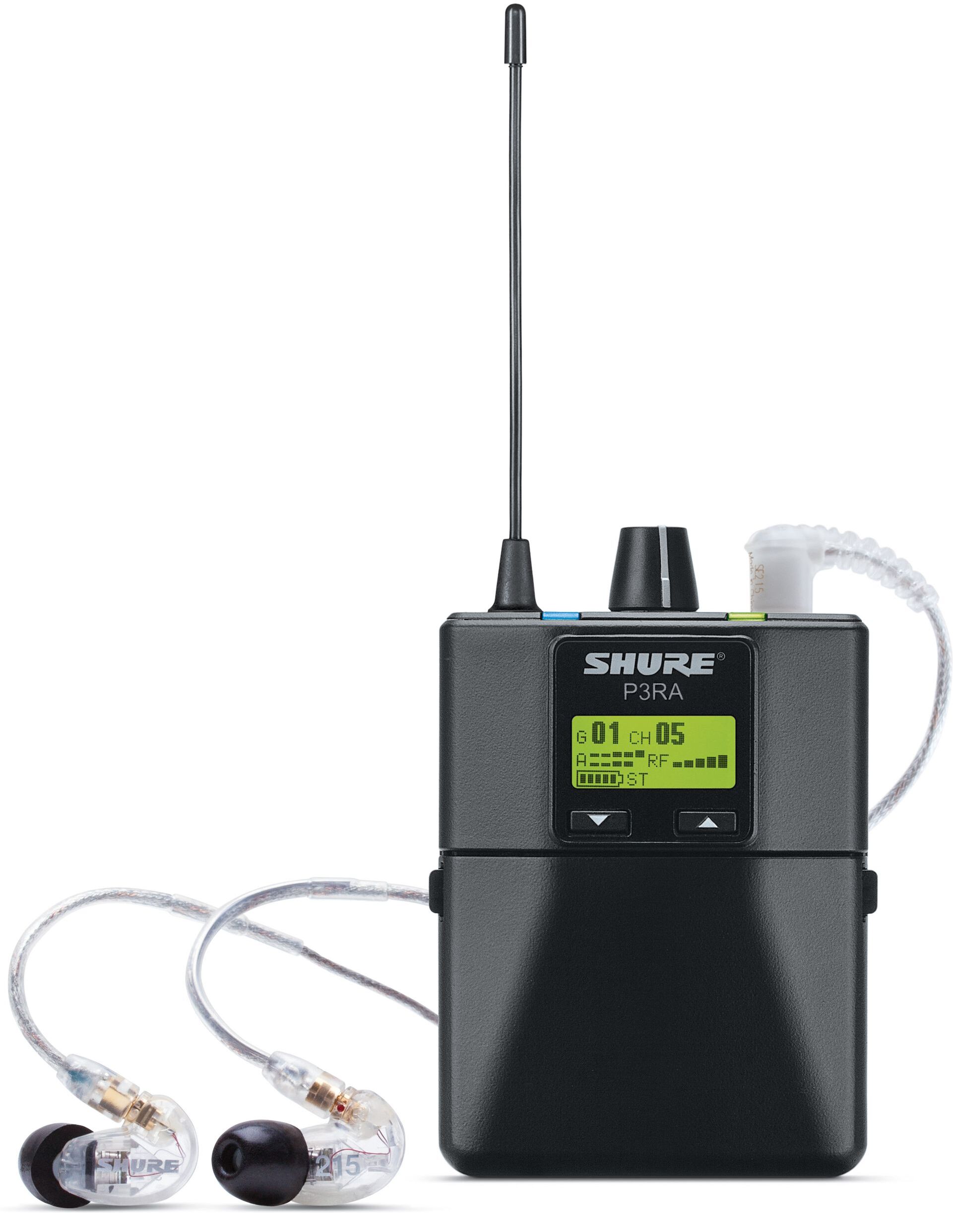 Shure PSM 300 P3RA, T11 Taschenempfänger Metall - InEar System Komponente