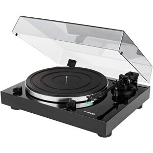 Thorens TD 202 schwarz Hochglanz, manuell incl. AT 95E - Plattenspieler Riemenantrieb