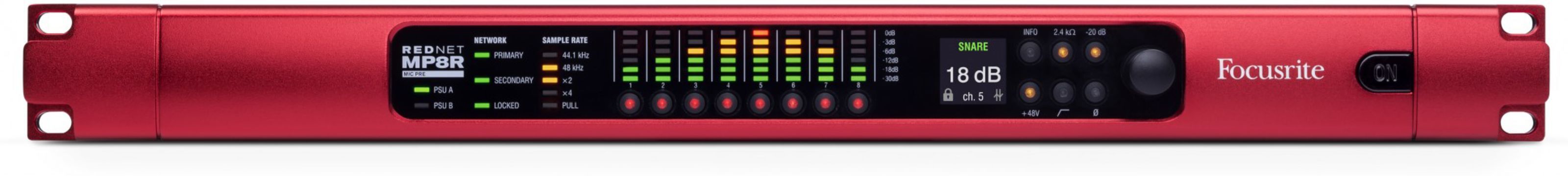 Focusrite - RedNet MP8R 8-Kanal Mic Pre A/D Focusrite - RedNet MP8R 8-Kanal Mic Pre A/D