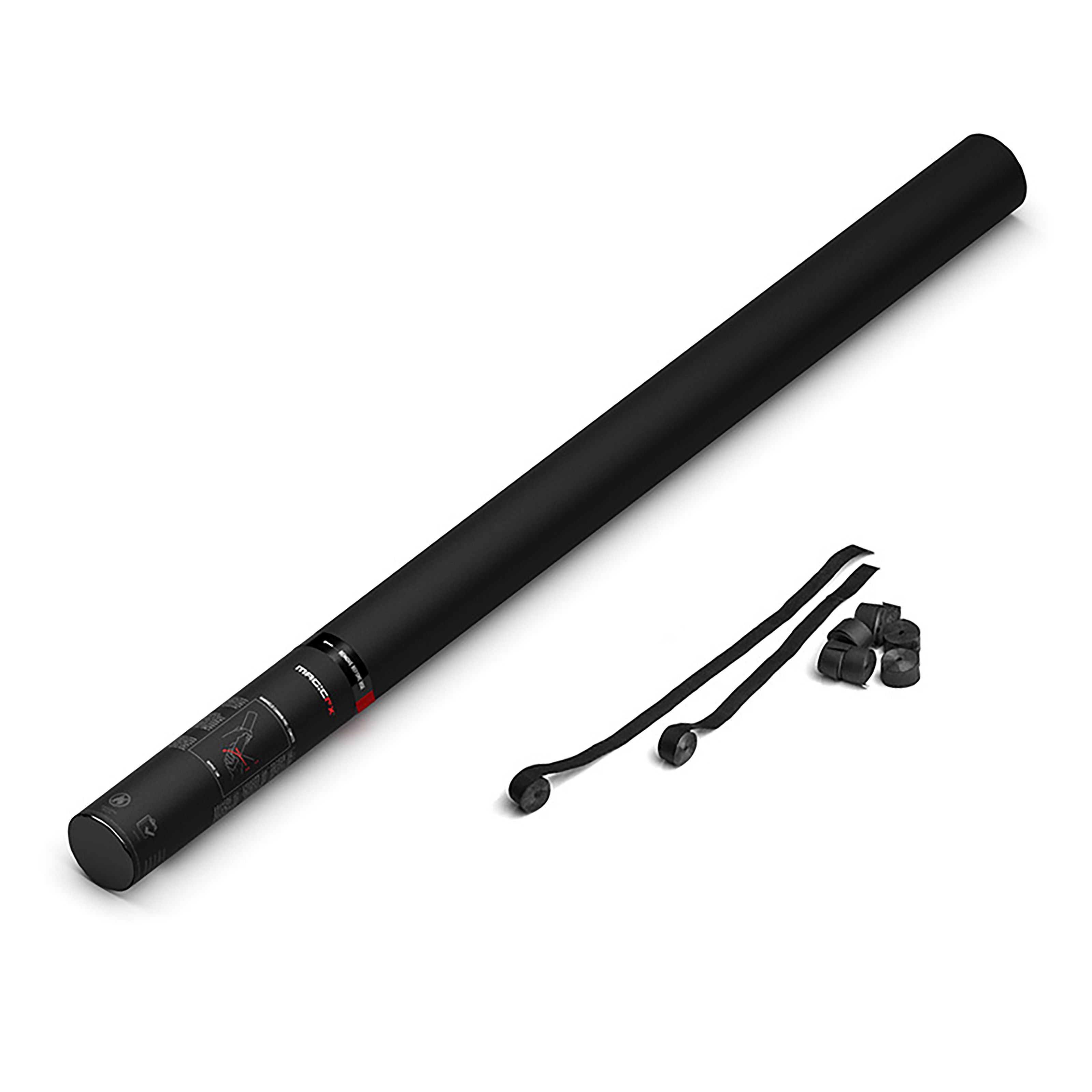 MagicFX - Handheld Cannon PRO Streamers Black 80cm