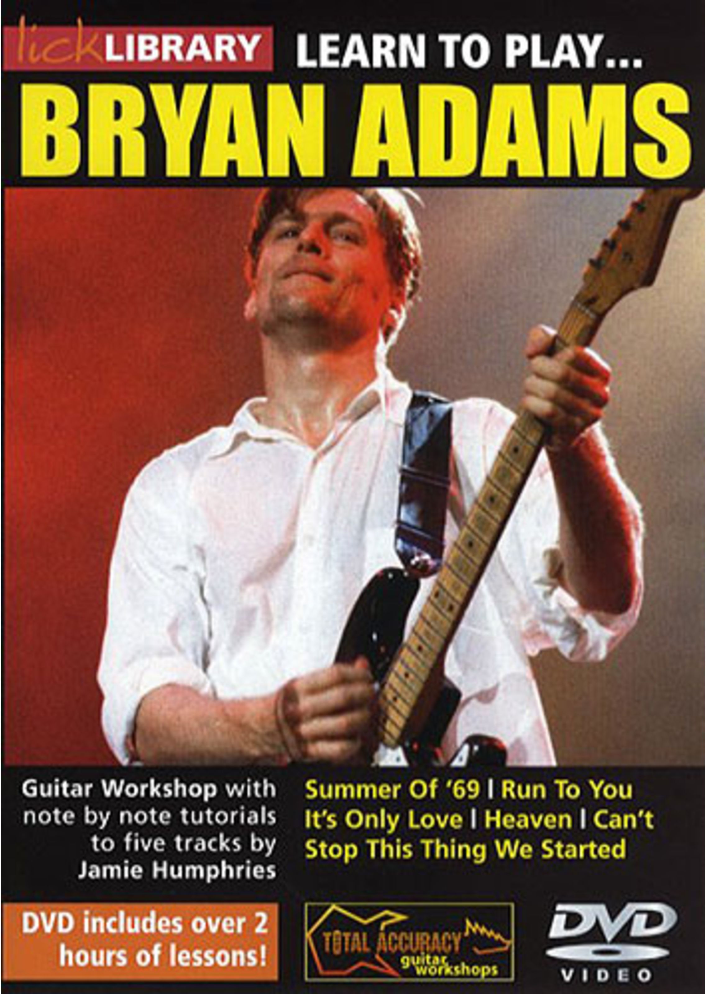 Roadrock International Lick Library: Learn To Play Bryan Adams DVD - DVD