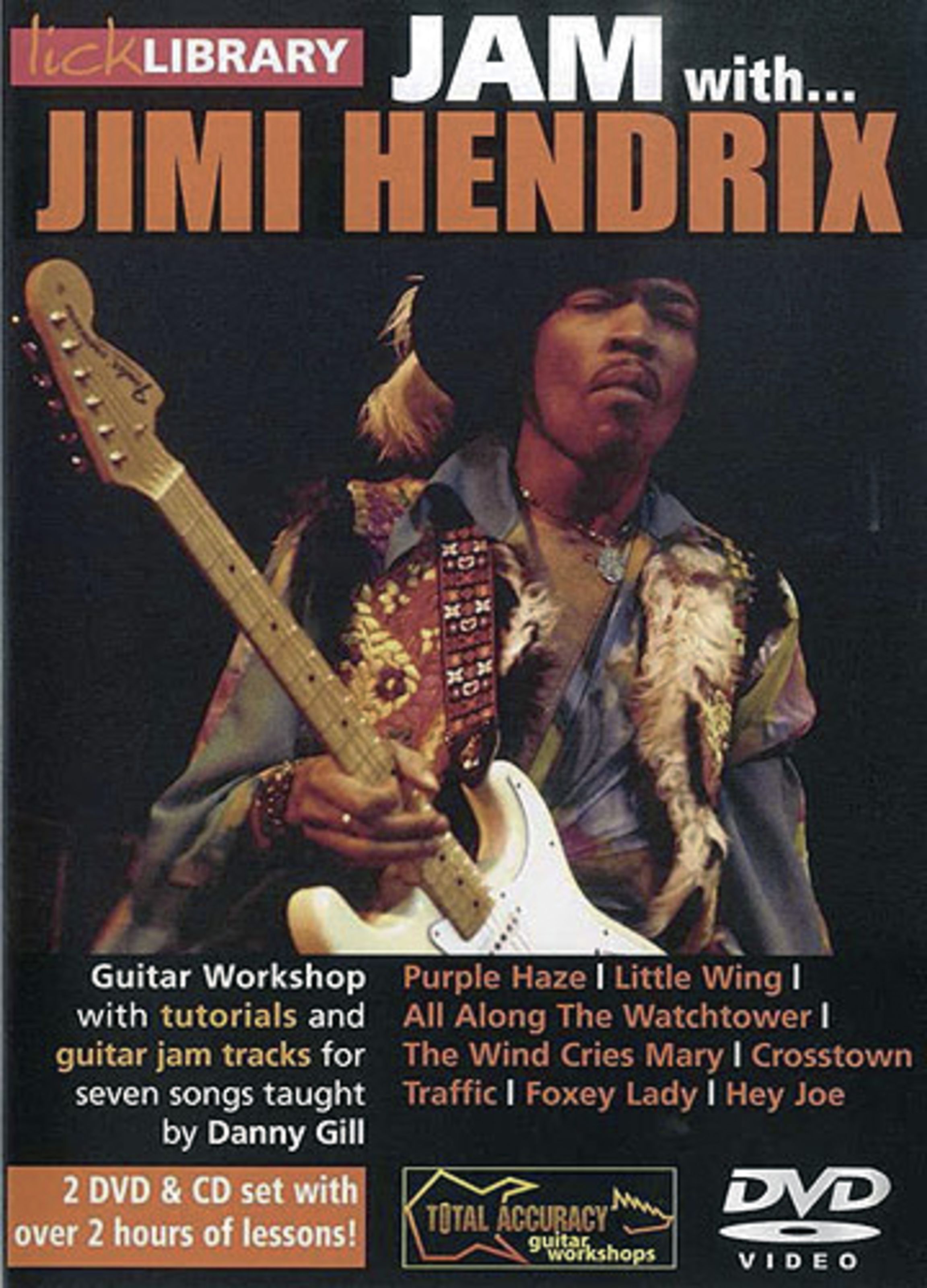 Roadrock International Lick Library: Jam With Jimi Hendrix DVD, CD - DVD