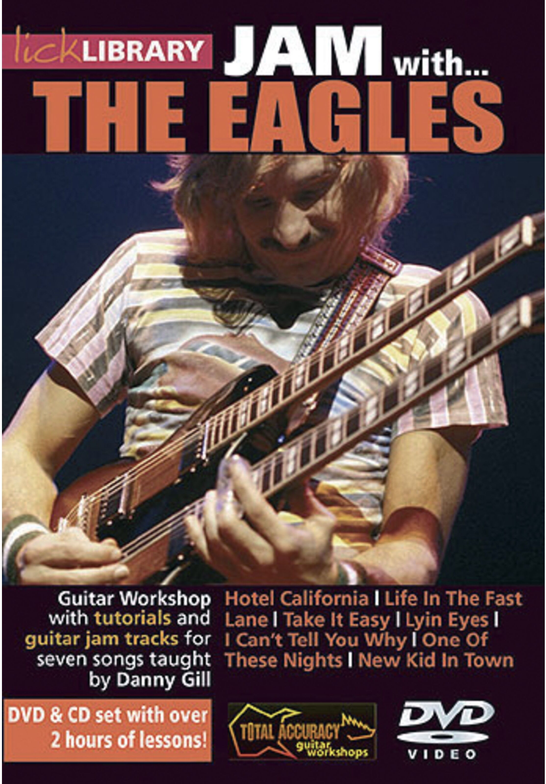 Roadrock International Lick Library: Jam With The Eagles DVD, CD - DVD