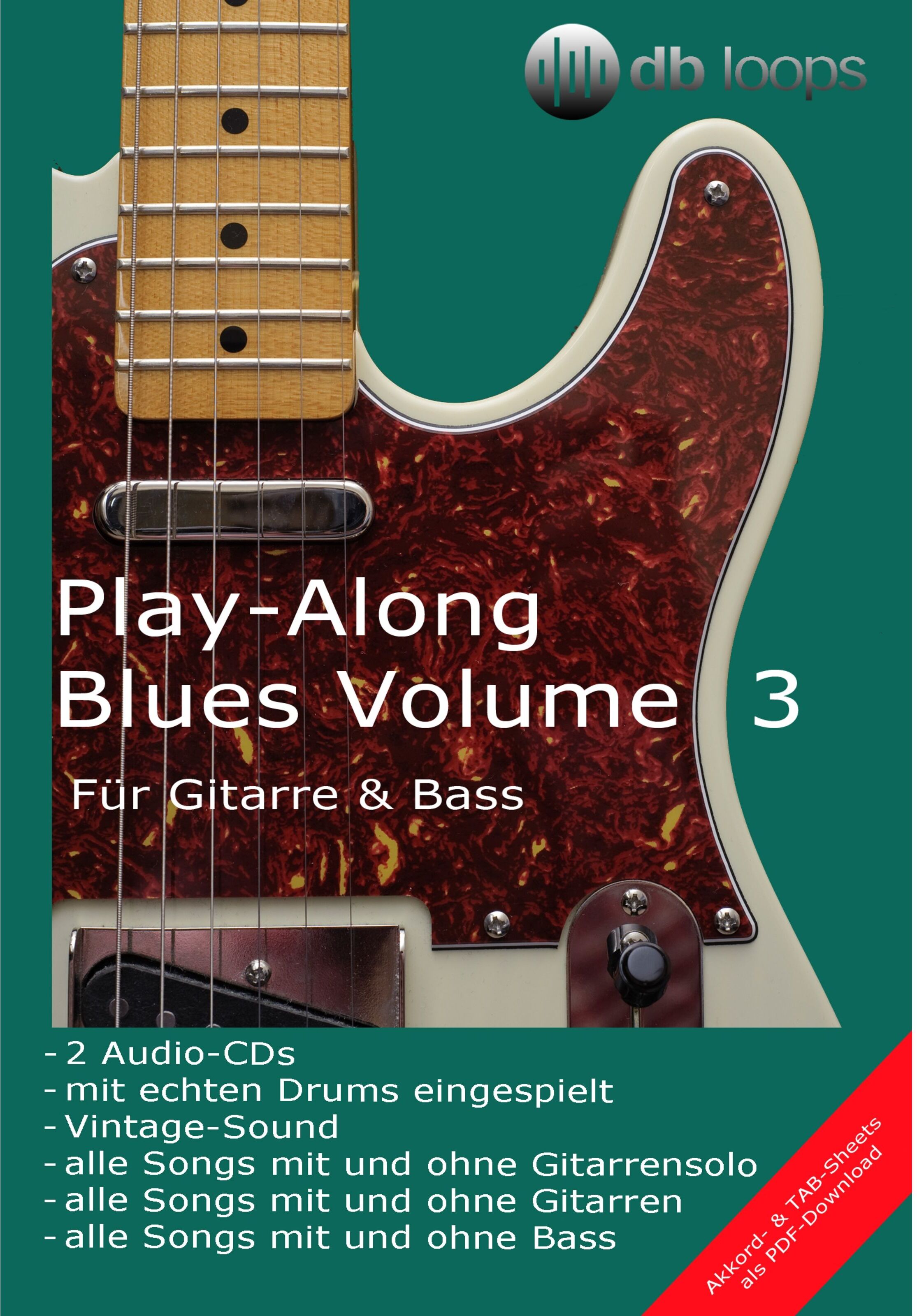 db loops Blues - Volume 3 Gitarre Playalong - DVD