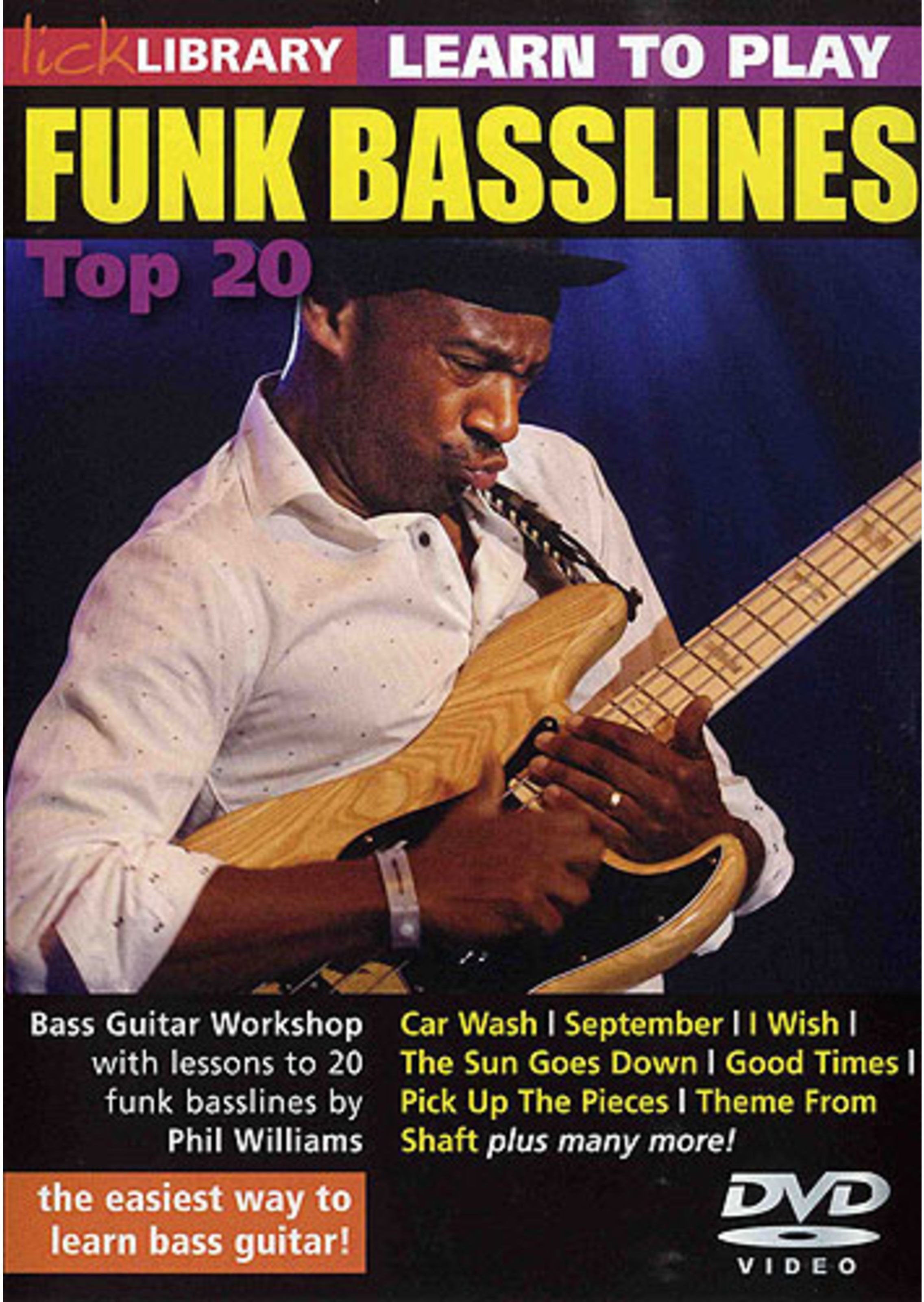 Roadrock International Lick Library: Learn To Play Funk Basslines - Top 20 DVD - DVD