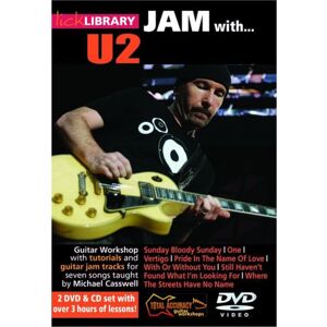 Roadrock International Lick Library: Jam With U2 DVD, CD - DVD