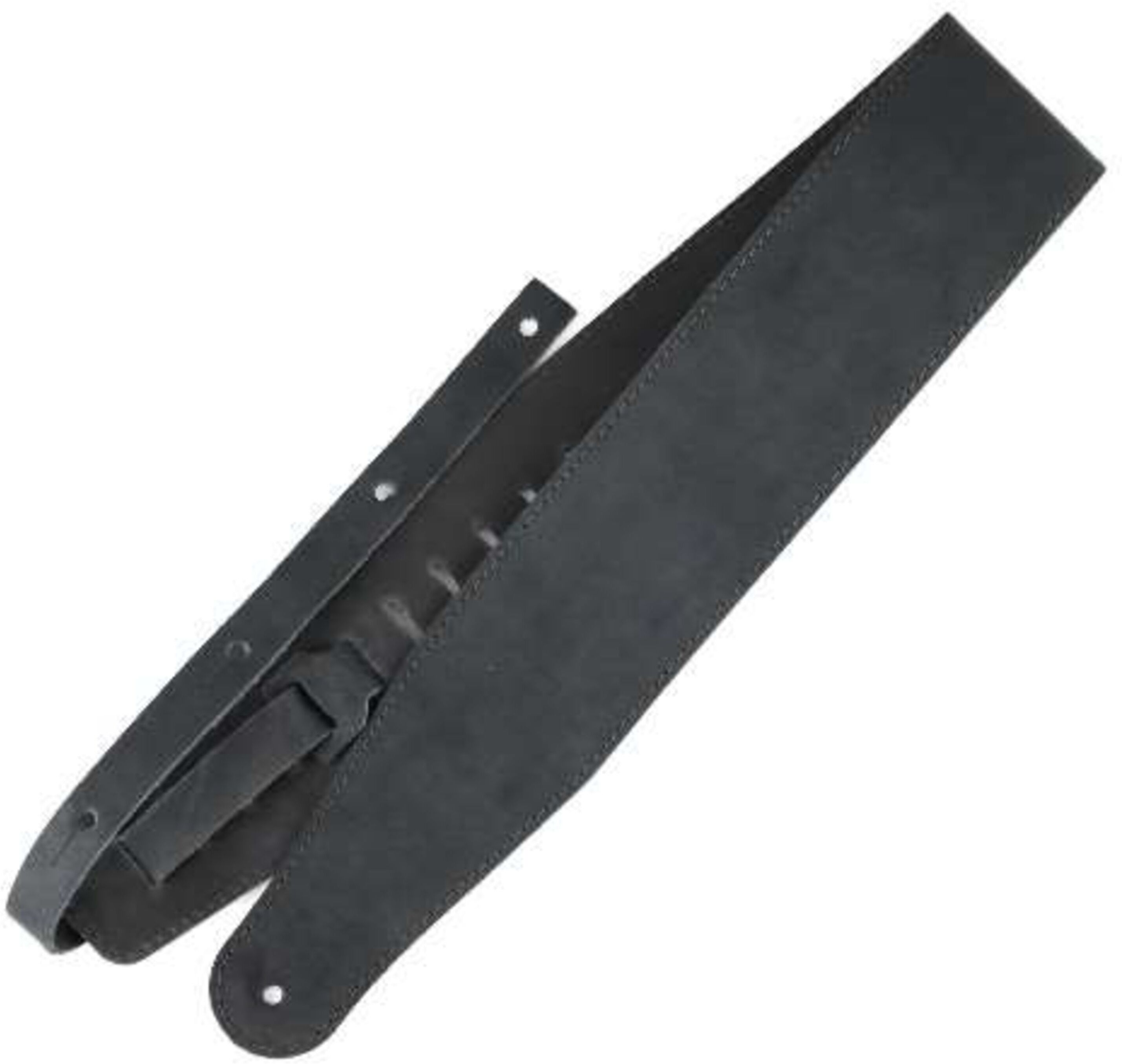 Richter Straps Raw III Contour Waxy Suede Black - Gitarrengurt