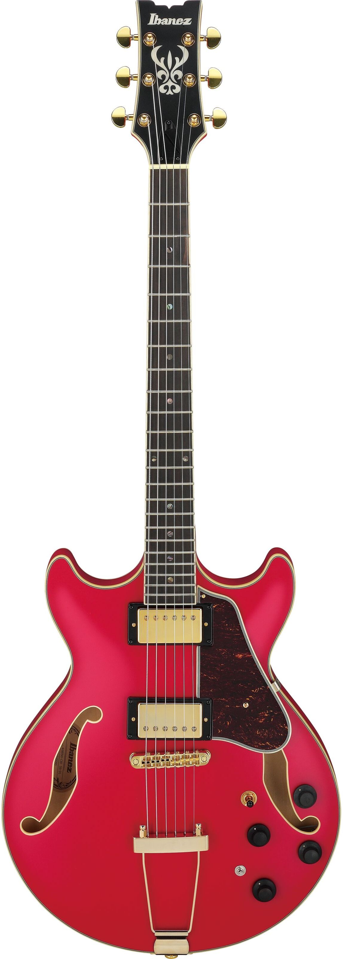 Ibanez Artcore Expressionist AMH90-CRF Cherry Red Flat - Halbakustik Gitarre