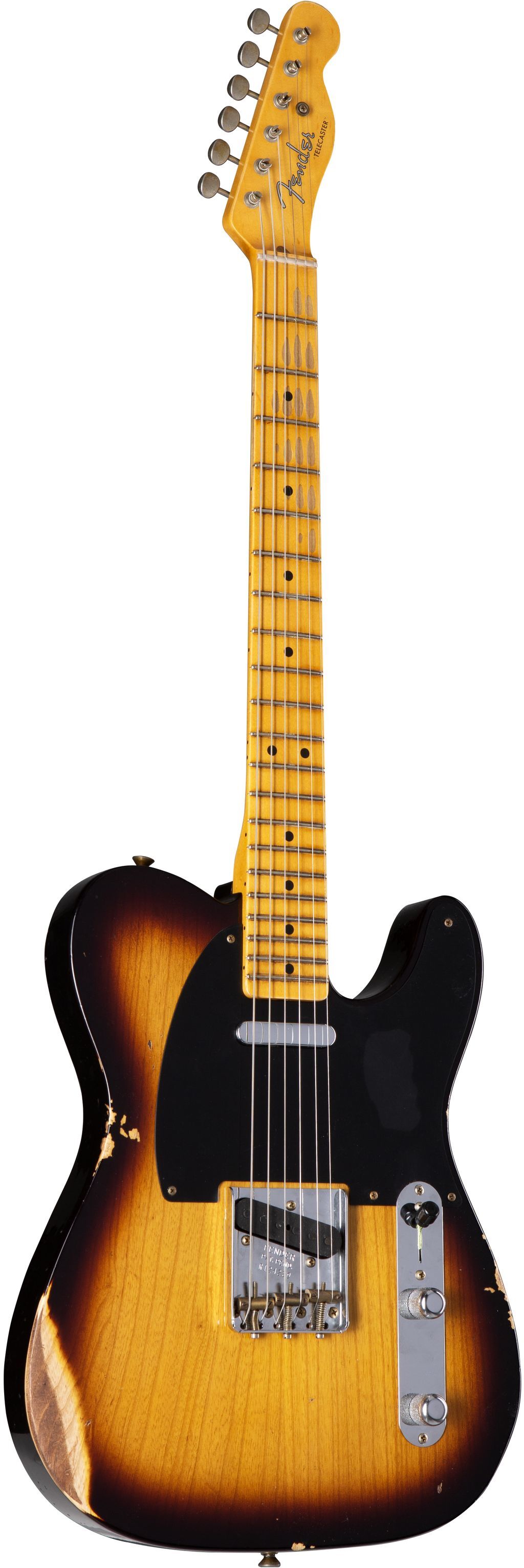 Fender '52 Telecaster Relic MN 2-Tone Sunburst #R124289 - E-Gitarre