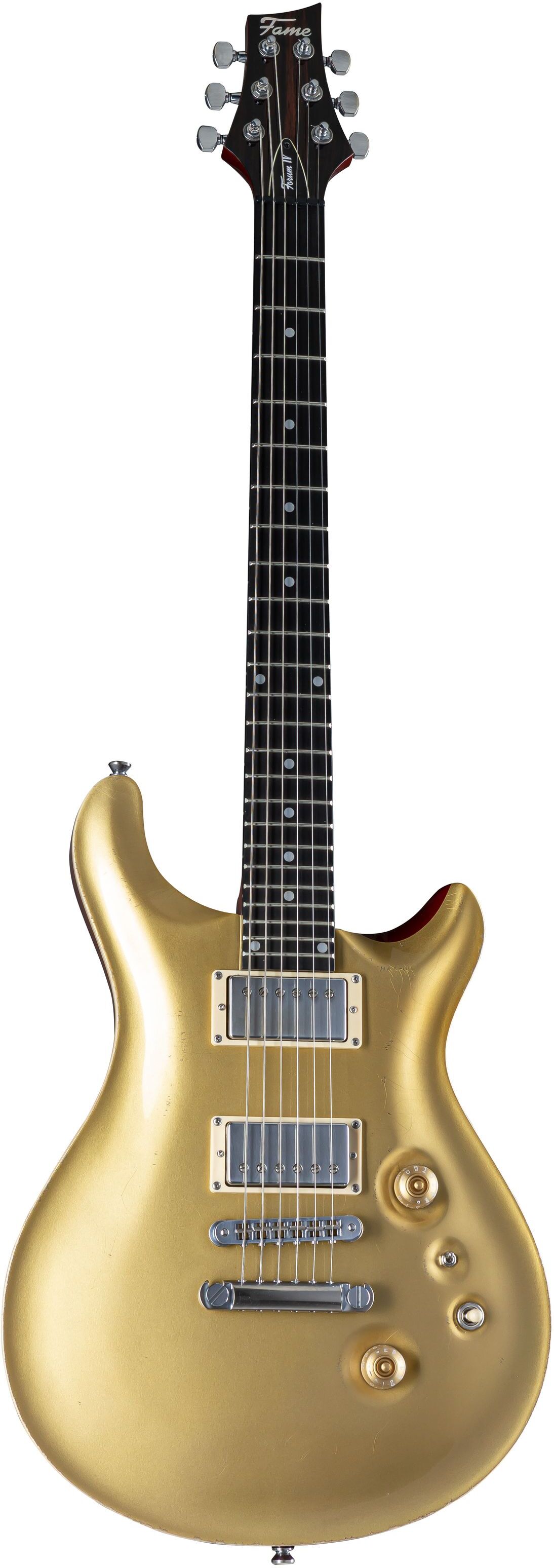 Fame Forum IV Classic Aged Goldtop #23051295 - E-Gitarre