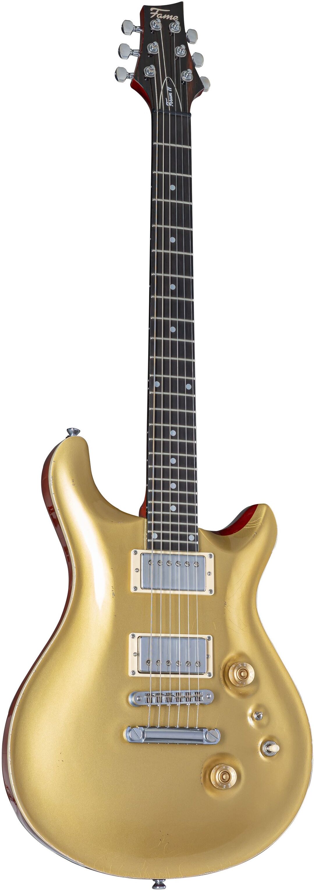 Fame Forum IV Classic Aged Goldtop #23051322 - E-Gitarre