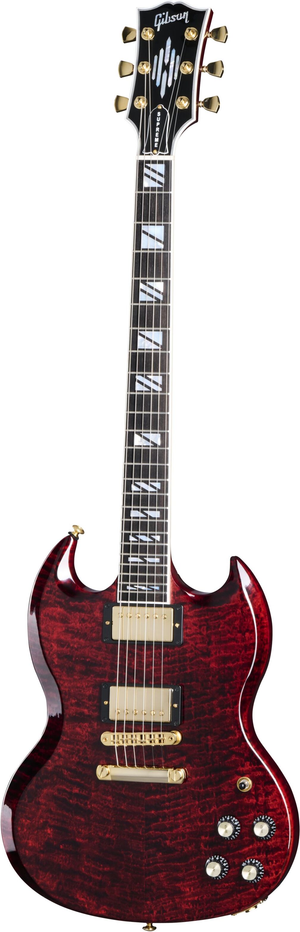 Gibson SG Supreme Wine Red - Double Cut E-Gitarre